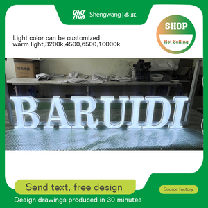 Insegna LED RGB Personalizzabile con Bordo Illuminato Programmabile a Colori Cangianti per Ristoranti Fast Food e Negozi all'Aperto - Product Image 3