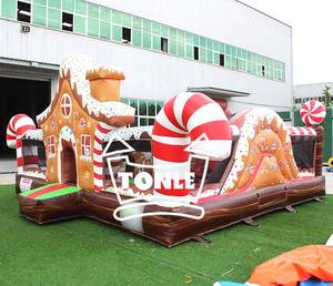 Trẻ em thương mại Nhà bị trả lại trượt nước <span class=keywords><strong>Inflatable</strong></span> Bouncer bouncy nhà nhảy lâu đài trò chơi bơm hơi cho Giáng sinh - Product Image 5