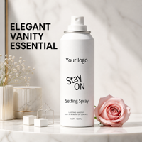 Cosmétiques de beauté en gros, logo personnalisé, spray fixateur de maquillage, spray de finition du visage résistant à la transpiration et au transfert, prix d'usine