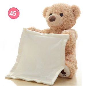 Orsetto Peek-a-Boo con Copertina di Sicurezza, Giocattolo Interattivo che Ripete, Peluche Teddy Bear, Vendita Calda 2023 - Product Image 4