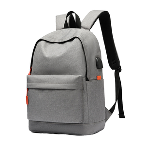 Mochila Negra Casual con Logotipo de Marca Personalizado para Mujeres Universitarias, Diseño Simple, Impermeable, de Poliéster y PVC, con Compartimento para Portátil - Product Image 3