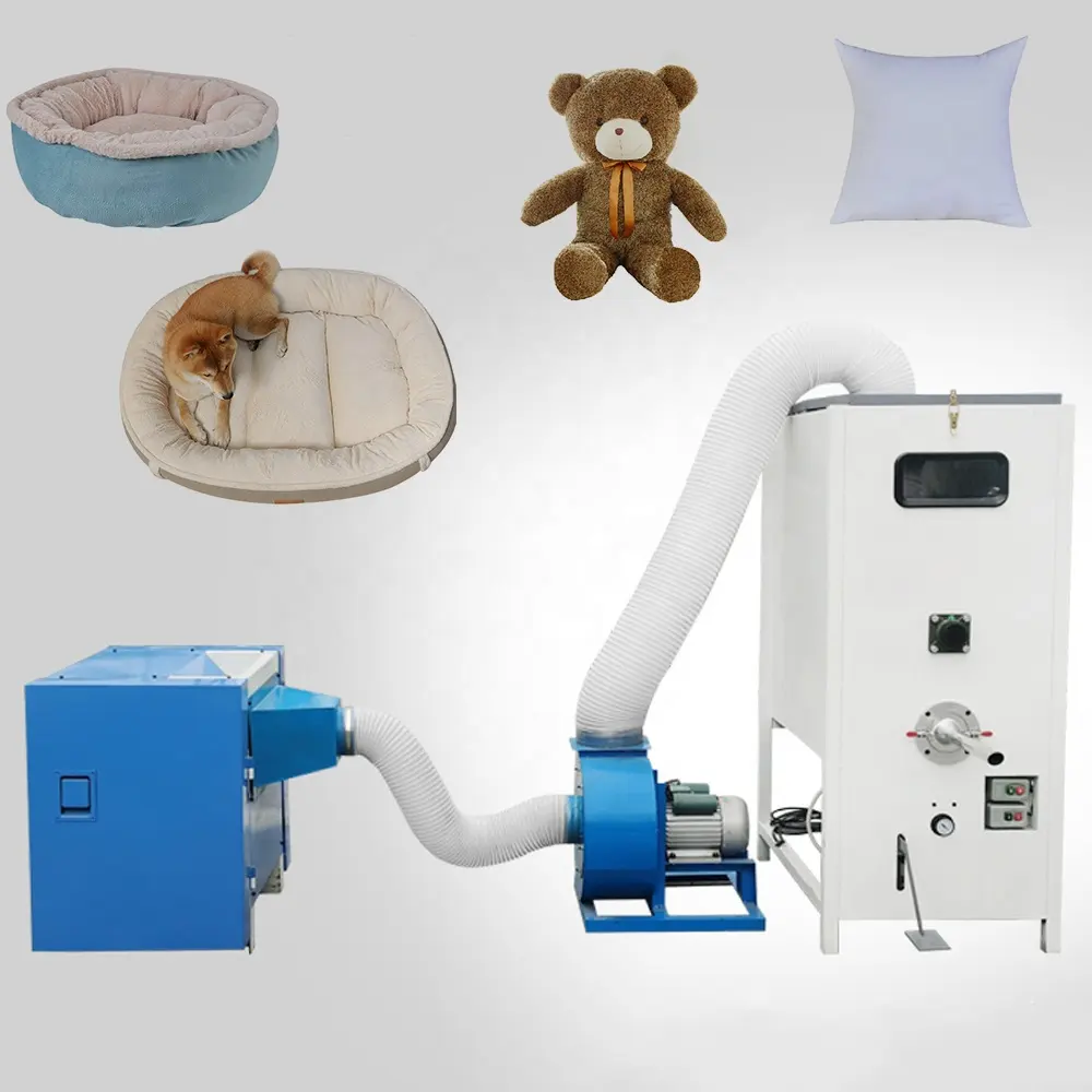 Machine d'ouverture de fibre de coton oreiller de poupée d'oie animal ours en peluche jouet machine de remplissage