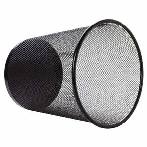 Poubelle de bureau en maille métallique de 6 gallons, corbeille à déchets ouverte en fil métallique, bac de tri des déchets pour près du bureau - Product Image 6