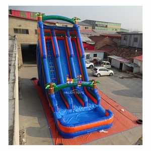 Sân sau lớn dành cho người lớn kích thước <span class=keywords><strong>Inflatable</strong></span> trượt nước với hồ bơi cho người lớn ngoài trời trò chơi mùa hè - Product Image 2