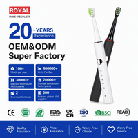 Brosse à dents électrique intelligente étanche avec chargement Type-C pour adultes, personnalisable avec logo, vente en gros d'usine pour la maison