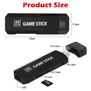 New X2 cộng với trò chơi Stick GD10 Pro 4K HD Retro Video Trò chơi giao diện điều khiển không dây 64GB 30000 trò chơi TV 30 giả lập cho PS1/N64 - Product Image 4