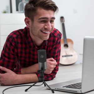 <span class=keywords><strong>Fifine</strong></span>ไมโครโฟนสตูดิโอแบบคอนเดนเซอร์,ไมโครโฟนUSBแล็ปท็อปพอดคาสต์แบบมีสายเดสก์ท็อป - Product Image 6