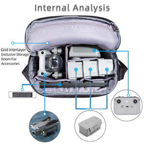 Vente en gros - Nouveauté en stock - Sac d'origine JHDDJI Mavic Air 2 2S - Article 100% authentique - Sac étanche - Sac à bandoulière - Étui de rangement - Product Image 3