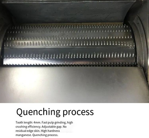 Molino de Harina de Yuca de Acero Inoxidable de 800 kg/h con Motor para Pulpa de Frutas y Verduras, Trituradora para Patata, Raíz de Loto y Batata - Product Image 3