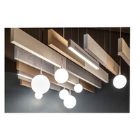 Panneaux acoustiques décoratifs Plafond suspendu insonorisé en forme de nuage 100% panneaux acoustiques en polyester panneaux muraux insonorisés