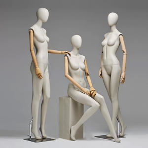 Yüksek kaliteli bej kadın tam vücut manken, kadın tam vücut elbise formu modeli, kadın için fiberglas manken giysi ekran - Product Image 4