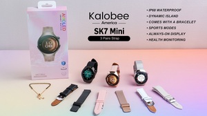 นาฬิกาสมาร์ทวอทช์ขนาดเล็ก 43 มม. แบตเตอรี่ใช้งานได้นาน 14 วัน พร้อม GPS, รองรับแอปฟิตเนส AI, ตรวจวัดอัตราการเต้นของหัวใจและสุขภาพการนอนหลับ ติดตามกิจกรรมต่างๆ - Product Image 4