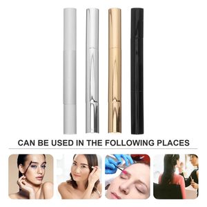 3ml/5ml Portable Travel Lipstick <b>Pen</b> with Screw Cap Pink Black <b>Gold</b> Color Twist <b>Pen</b> and Bristle Brush - Product Image 6
