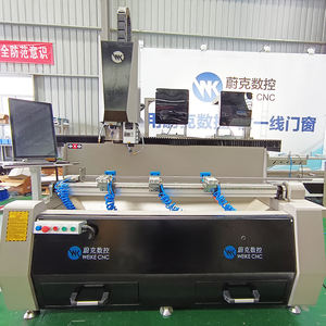 <span class=keywords><strong>Centre</strong></span> d'usinage et <span class=keywords><strong>de</strong></span> perçage CNC WEIKE pour profilés en aluminium, machine <span class=keywords><strong>de</strong></span> perçage et d'usinage CNC à double tête pour portes et fenêtres - Product Image 2