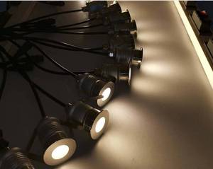 Waterproof IP67 Outdoor Embedded <b>LED</b> Step Silver Aluminum Warm White Underground <b>Light</b> - Product Image 4