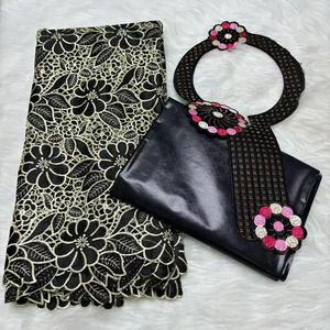 2.5 Yards <span class=keywords><strong>Bazin</strong></span> français dentelle coton tissu pour chemises de mariage dames robes plaine <span class=keywords><strong>Bazin</strong></span> chaussures facile garçons filles costumes sacs - Product Image 3