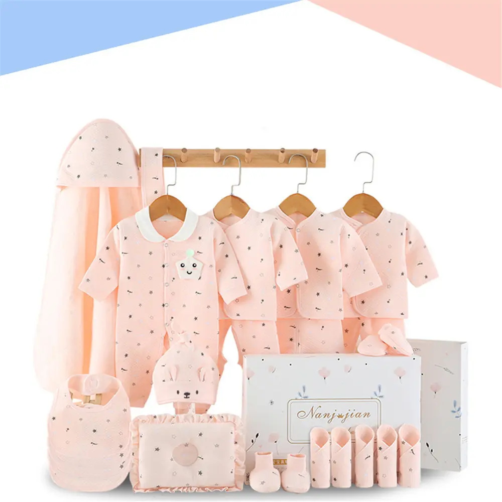 6686 Baby Clothes Newborn Gift Box Newborn Autumn/winter One-piece Suit Male Newborn Boy And Girl Baby Gift