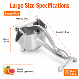 Exprimidor <span class=keywords><strong>Manual</strong></span> de Cítricos de Aleación de Aluminio, Grande, 500g, para Limón, Naranja, Pomelo, para Cocina, Restaurante, Personalizado, OEM, Venta al Por Mayor - Product Image 2