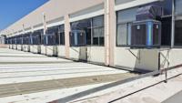 Système de refroidissement par Ventilation d'air supérieur mural 220V/380V refroidisseur d'air par évaporation fermes porcines maisons de volaille pompe pour plantes industrielles