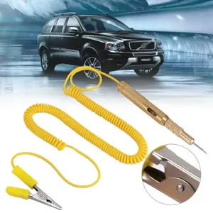 Testeur de <span class=keywords><strong>circuit</strong></span> de phare de <span class=keywords><strong>voiture</strong></span>, lampe de tension automobile DC 6V 12V 24V, stylo de test en cuivre, détecteur, sonde lumineuse, lampe de test de système - Product Image 6