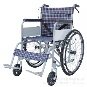 รถเข็นวีลแชร์แบบเบาะนุ่มพ่นสี Ae Medical ขนาด 88x102x67 ซม. น้ำหนักเบา พกพาสะดวก สำหรับผู้สูงอายุและเด็ก - Product Image 3