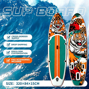 Miglior Tavola da Paddle Gonfiabile per Adulti, <span class=keywords><strong>SUP</strong></span> Largo, Alta Capacità di Carico, Gonfiaggio Rapido, Set con Pompa e Pagaia - Product Image 2