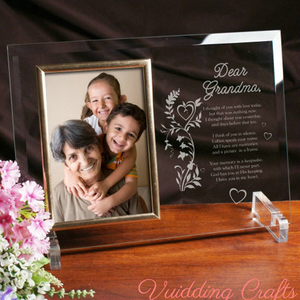 Cornice Portafoto in Vetro 'In Memoria' per Regali Commemorativi - Product Image 3