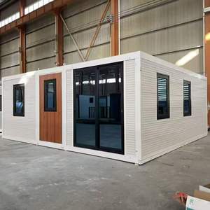 プレハブ高級スチール製リビングコンテナハウス折りたたみ式モジュラーコンテナハウス軽量高キュービックコンテナハウス - Product Image 2