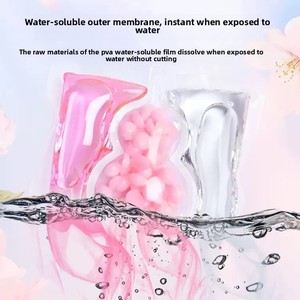 Sản phẩm làm sạch cho nhà viên nang vỏ tùy chỉnh hạt giặt thân thiện với môi chất tẩy giặt 5 Trong 1 vỏ - Product Image 5