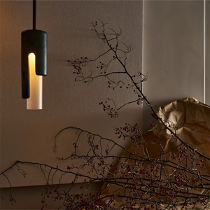 Borghese Natural Marble Pendant <strong>Lamp</strong> <strong>Italian</strong> Bedside <strong>Lamp</strong> Nordic Minimalist Living Room &amp; Dining Room Decorative Pendant Light - Product Image 2