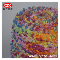 Gold Supplier's Novelty Textured Fancy Yarn Big Ear Hoop Yarn for Knitting/Crochet 1000KG MOQ
