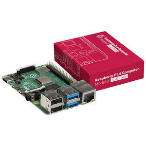 Raspberry Pi 4 Modèle B 4 Go, modules électroniques standard britanniques, originaux 1 Go/2 Go/4 Go/8 Go de RAM, Wi-Fi double bande, Bluetooth 5.0, Raspberry Pi 4 - Product Image 1