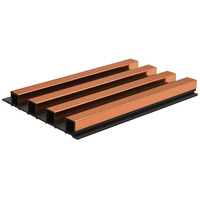 Fabricant professionnel d'or rose faisant la machine terrasse extérieure conception interne 3d panneau décoratif de mur de PVC de Wpc