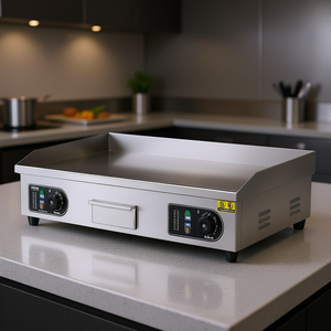 Plancha Eléctrica Vevor de 4400W, Acero Inoxidable, Comercial, Superficie Plana, Temperatura Ajustable, 28.74 x 15.75 Pulgadas - Product Image 2