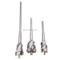 Scie cloche SDS MAX 35 mm en carbure de tungstène avec foret central de 4 mm pour maçonnerie, longueur totale 550 mm, personnalisable 125-205 mm