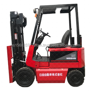 Nissan Diesel 1.5 Ton Forklift <b>Used</b> Two Stage Mast <b>Pallet</b> Truck with Pneumatic/Solid Tires for Farm Construction - Product Image 1