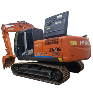 HITACHI เครื่องขุด ZX200มือสอง20T-มอเตอร์กระปุกเกียร์ PLC ใช้งานได้หลากหลาย - Product Image 1