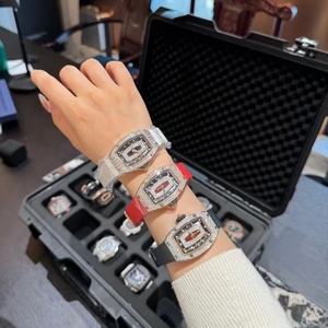 นาฬิกากลไกจักรกลสำหรับผู้ชายทูร์บิญองเซรามิกสีเหลืองสดใสระดับไฮเอนด์ - Product Image 6