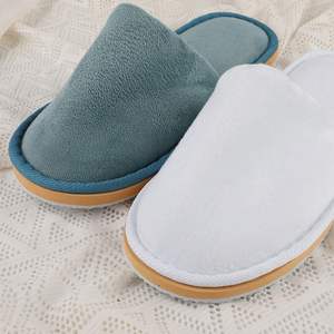 Pantuflas Desechables de Algodón Cómodas para Spa, Pantuflas Desechables Unisex Antideslizantes al por Mayor para Huéspedes, para Uso en Casa, Hotel, Viajes y Tren - Product Image 5