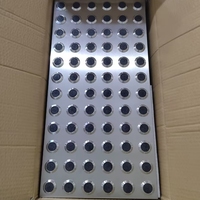 Dalles de pavage tactiles en acier inoxydable 304/316 de haute qualité, boutons indicateurs tactiles pour sol extérieur, design moderne, Total