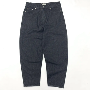 Pantalones vaqueros holgados personalizados para hombre, pantalones vaqueros holgados de talla grande para hombre, Parche de cuero con logotipo personalizado - Product Image 2