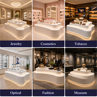 Solución de Diseño de Tienda Completa Personalizada, Mostrador de Exhibición Tipo Isla para Centro Comercial, Accesorios para Tiendas Minoristas, Vitrinas Comerciales, Servicio Integral