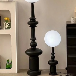Italian Elegant Roman Table <b>Lamp</b> Black Vintage <b>Led</b> <b>Light</b> Home Bedroom Sofa Side <b>Lamp</b> E27 Switch Control - Product Image 3