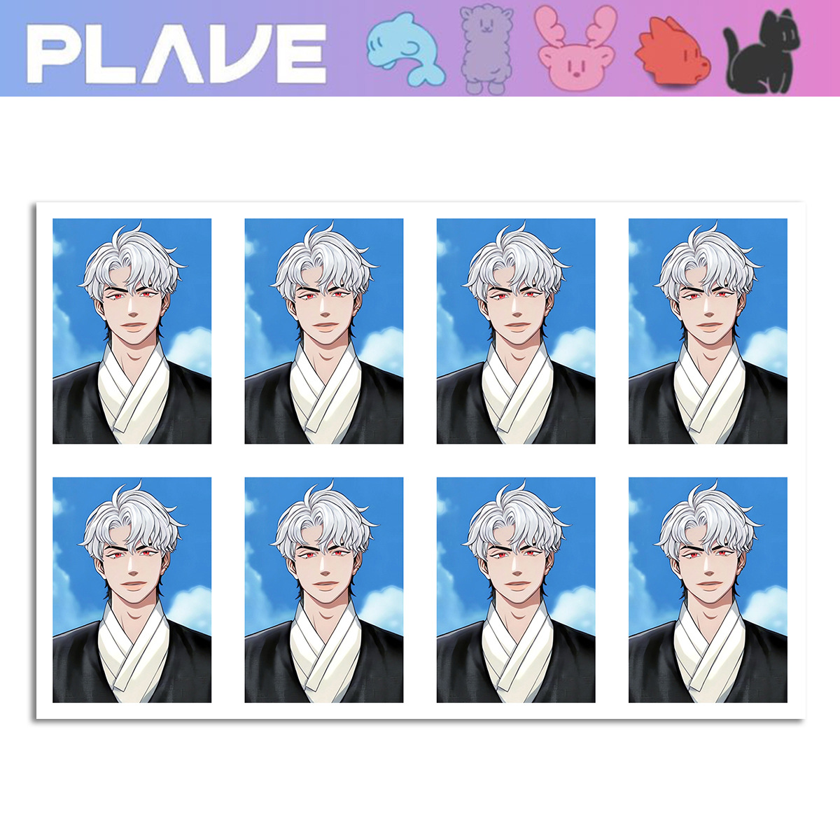 KPOP PLAVE One Inch ID Photo EUNHO NOAH BAMBY YEJUN HAMIN