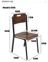 Chaise d'école empilable en contreplaqué, mobilier scolaire moderne et écologique, chaise d'étude, de réunion, de conférence, pour étudiants, avec structure métallique