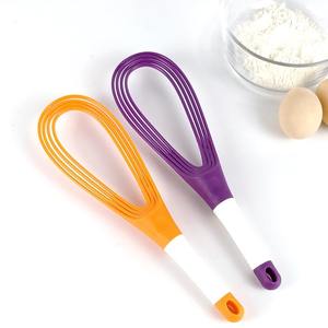 Batteur à œufs créatif rotatif et pliable en plastique PP, mélangeur manuel, outils de cuisine - Product Image 5