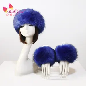 Serre-tête élastique en peluche pour femmes, nouvelle collection hiver 2020, bandeau de styliste, peluche, poignets fausses, oreillettes