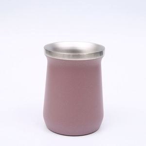 Regalo Corporativo, Vaso de Acero Inoxidable de 240 ml para Yerba Mate, Logotipo Personalizado con Impresión en Serigrafía, Taza Metálica Aislada - Product Image 3