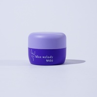 Jolies boîtes en plastique à large ouverture, courtes, rondes, personnalisables, bicolores, portables, 30g, pour cosmétiques et soins de la peau