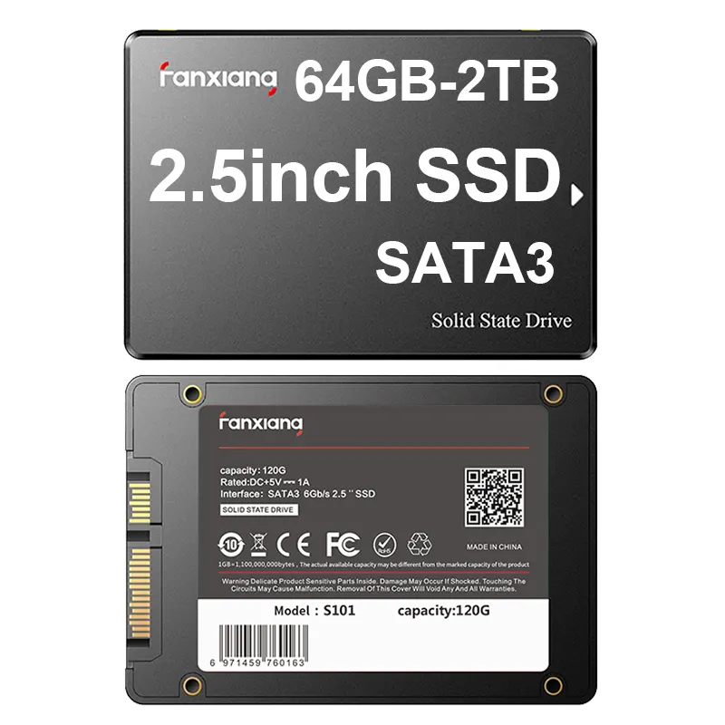 सस्ते दाम थोक 2.5 इंच 64 128 256 512 GB 1 2 TB SATA SATA3 आंतरिक मेमोरी SSD Hardrive ठोस बिक्री के लिए राज्य डिस्क हार्ड ड्राइव